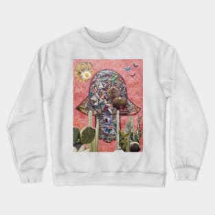 Sedona Hamsa by Harriette Knight Crewneck Sweatshirt